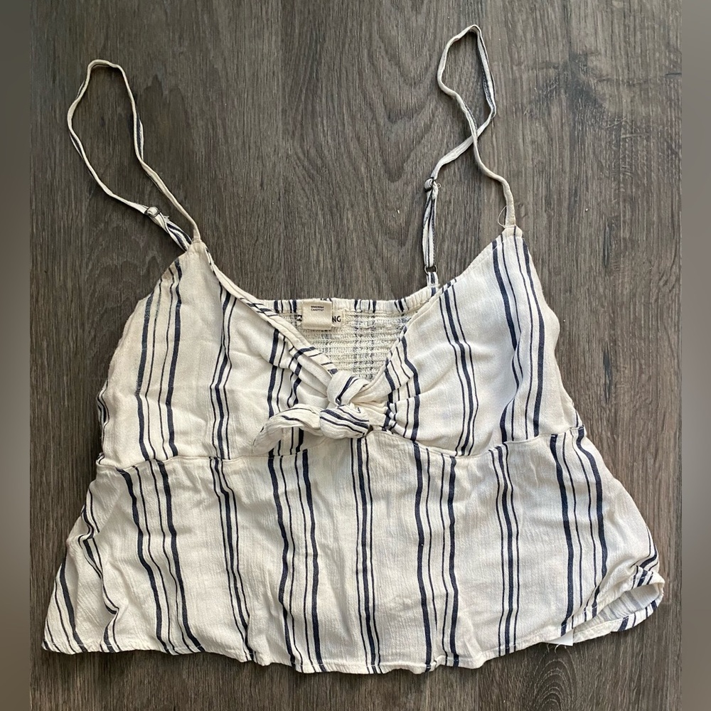 Billabong Striped Babydoll Cami Top